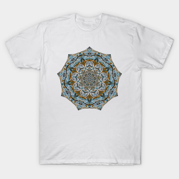 Mandala of Minerva T-Shirt by Liquid Feline